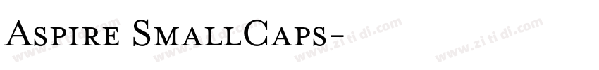 Aspire SmallCaps字体转换